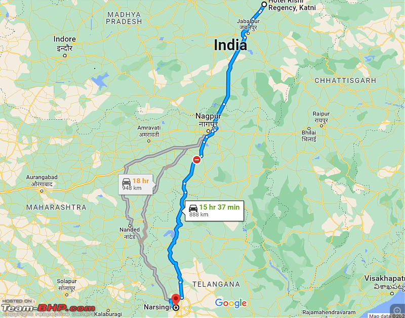 Road Trip | Guwahati to Hyderabad | 2435 Kms | Kia Seltos-day-4-route.png