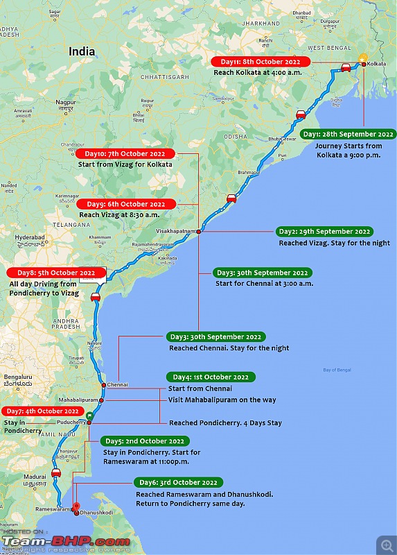 Kolkata to Pondicherry & Rameshwaram | 4700 km road-trip in a Swift-routemap.jpg