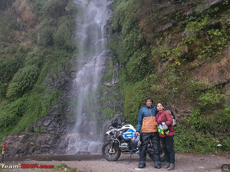 Cochin-Bhutan-Cochin | My wife and me on a BMW GSA 1200 | A 6700 km ride to Dragon Country-water-fall.jpg