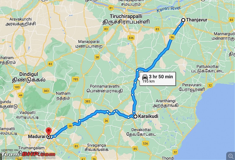 1,384 km Road trip in a Mahindra ScorpioN | Bangalore - Thanjavur - Madurai - Kodaikanal - Bangalore-tanjavur-madurai.jpeg