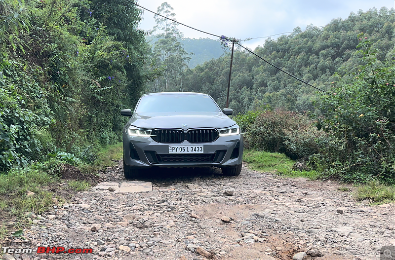 To Arivikad East Division Bungalow in a BMW 630d-badroad1.png