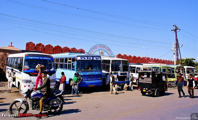 An Incredible Road Trip of a Lifetime to Udaipur, The Most Romantic City in the World-11-buses_parked_outside_stadium.jpg