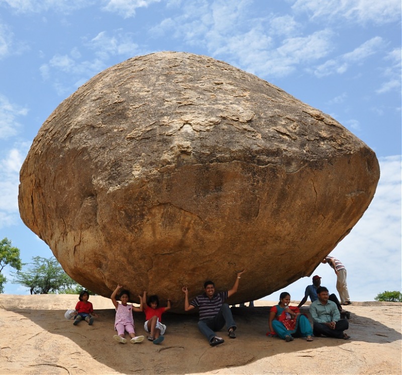 Civic & City : Celebrating the Friendship Day Mahabalipuram - Tranquebar - Velankanni-butter-ball.jpg