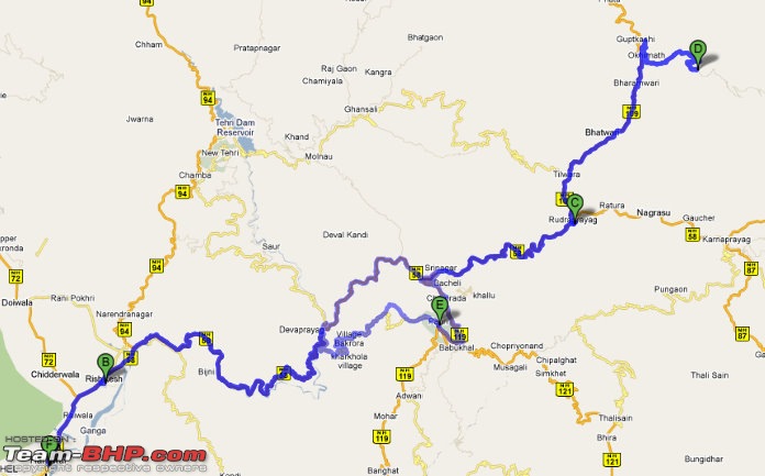 Devbhoomi Garhwal - Rudraprayag, Chopta, Tungnath-Chandrashila Trek-route-map.jpg