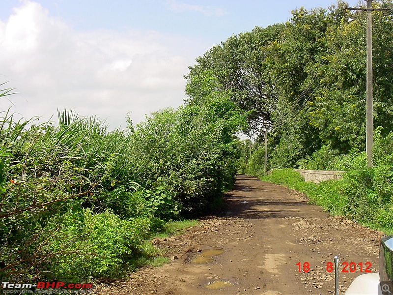 Short trip to Khodshi: View of the old dam from the new wall-canalroute2.jpg