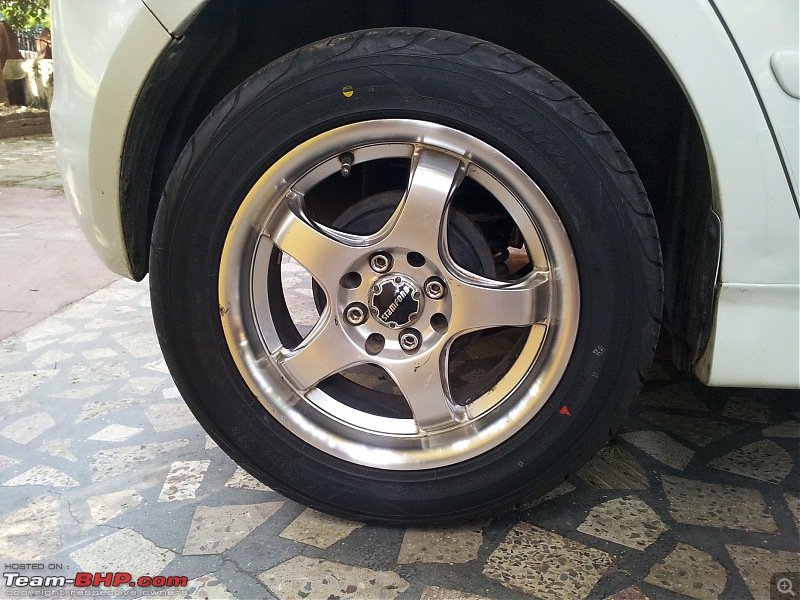 Maruti Suzuki Swift : Tyre & wheel upgrade thread-20121224_081512.jpg