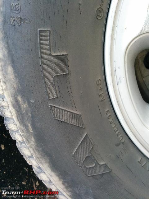 Tire Sidewall Cracking Chart