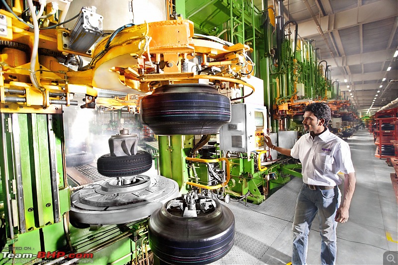 PICS: Apollo Tyres Chennai Factory. Detailed report on the making of a Tyre-tyre-curing-1.jpg
