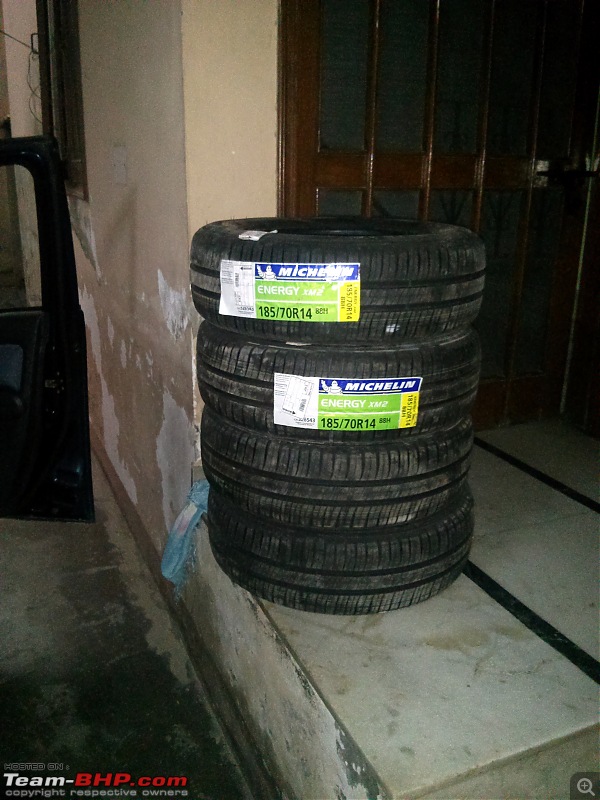 Maruti Ritz: My wheel & tyre upgrades - settled down after 4th set of rims-20.jpg