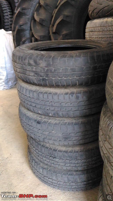 Maruti Suzuki WagonR : Tyre & wheel upgrade thread-old_tyres.jpg
