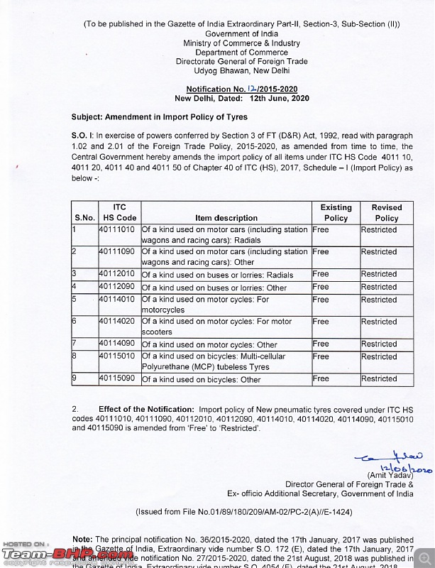 Govt. imposes severe restrictions on tyre imports-notification-12.06.2020.jpg