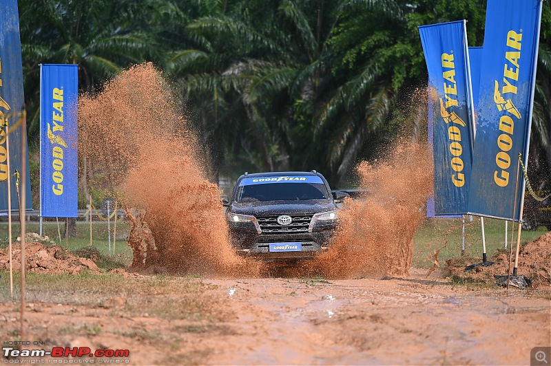 With Goodyear Tyres @ Sepang Race Track | AMGs, Tyre Technology and more-fortuner-splash.jpeg