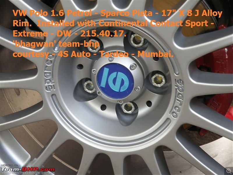 VW Polo 1.6 Petrol - 17" Alloys - 5 hole 100 PCD - Sparco Pista X 8J-sparco-pista-alloy-conti-contact-sport-extreme-dw-march-2011.jpg-1.jpg