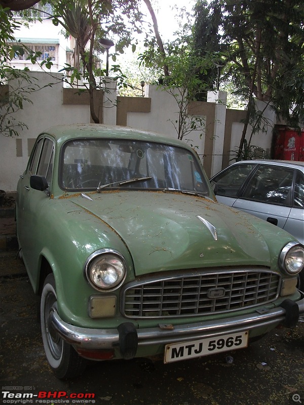 Daily Mumbai traffic in a classic? - Yes! Ambassador bought and restored.-amby.jpg