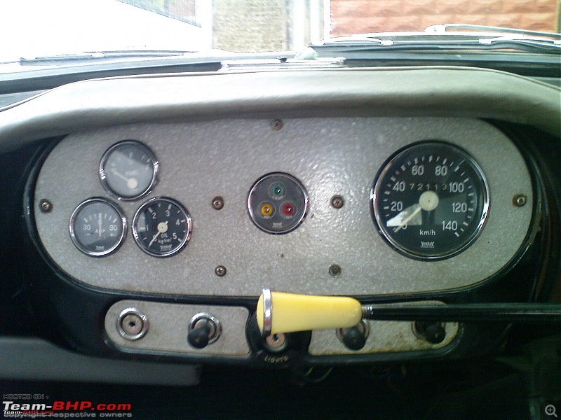 Daily Mumbai traffic in a classic? - Yes! Ambassador bought and restored.-instrument-panel-1966.jpg