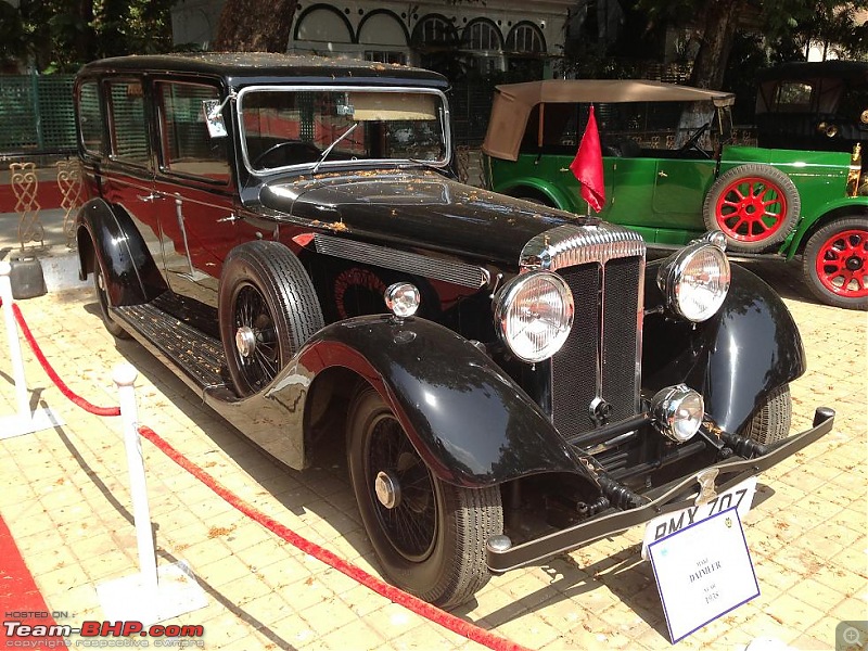 Vintage Cars and Bikes display at Turf Club Mumbai - April 18th - 21st-daimler02.jpg