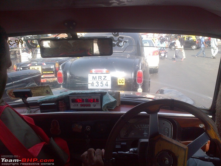 Daily Mumbai traffic in a classic? - Yes! Ambassador bought and restored.-amby.jpg