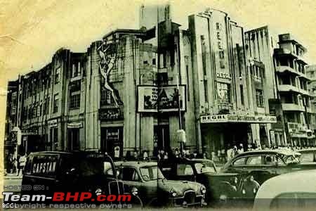 Nostalgic automotive pictures including our family's cars-bombay-regal-cinema-1956.jpg
