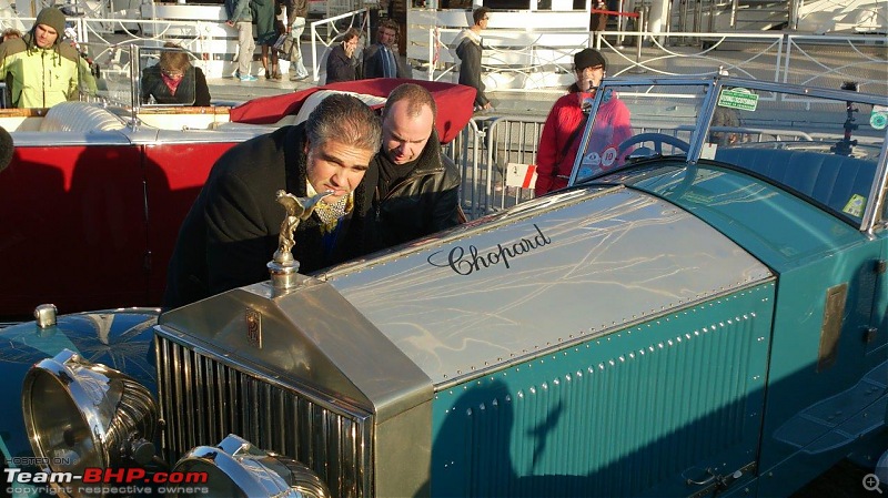 Maharaja cars at Retromobile 2014, Paris-alex-robert-opening-engine.jpg