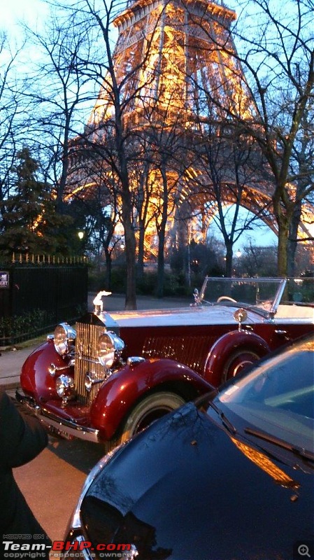 Maharaja cars at Retromobile 2014, Paris-car-eifel-tower-2.jpg