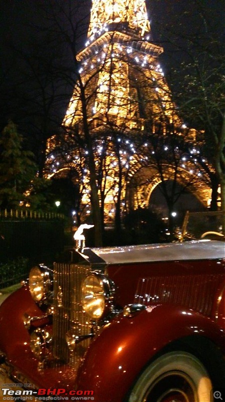 Maharaja cars at Retromobile 2014, Paris-car-eifel-tower1.jpg