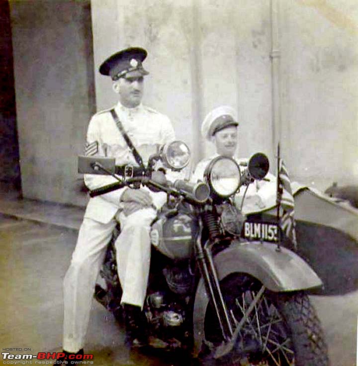 Early registration numbers in India-bengal-governor-motorcycle-escort.jpg