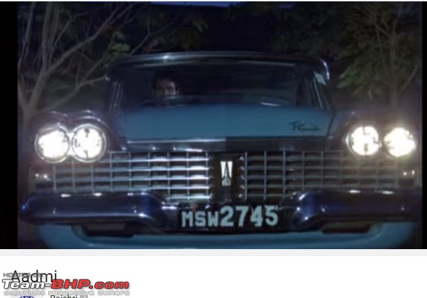 Old Bollywood & Indian Films : The Best Archives for Old Cars-aadmi37.jpg
