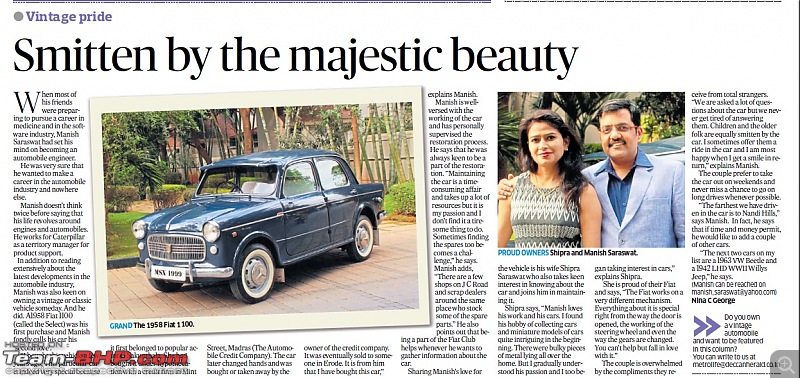 Media Matter Related to Vintage and Classic Cars-deccan-herald-metrolife_06dec-2016.jpg