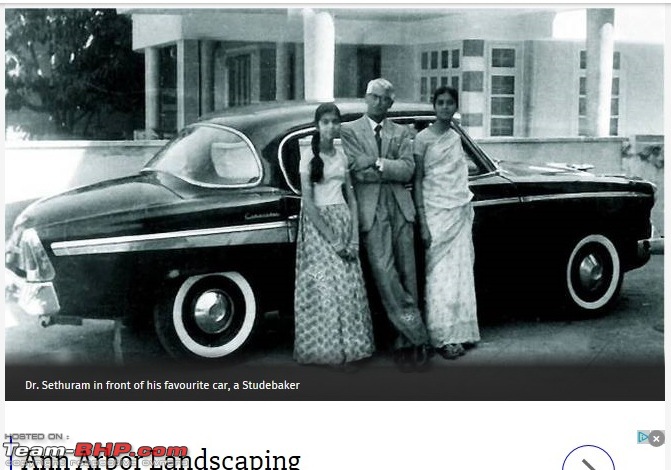 Nostalgic automotive pictures including our family's cars-bangalore-dr-sethuraman-studebaker-tbhp.jpg