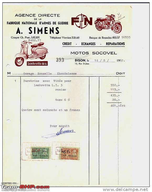 Cost of classic cars when new? Pics of invoices included-invoice.jpg