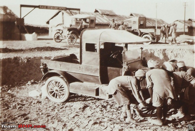 Pre-War Military Vehicles in India-ford-trucks-base-remount-depot.jpg