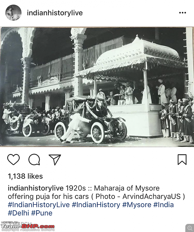 "Doing a Mysore" again - Cars of Maharaja of Mysore-puja.png