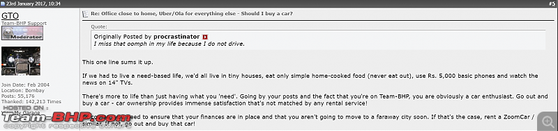 Office close to home, Uber/Ola for everything else - Should I buy a car?-gtos-reply-buying-car-not-.png