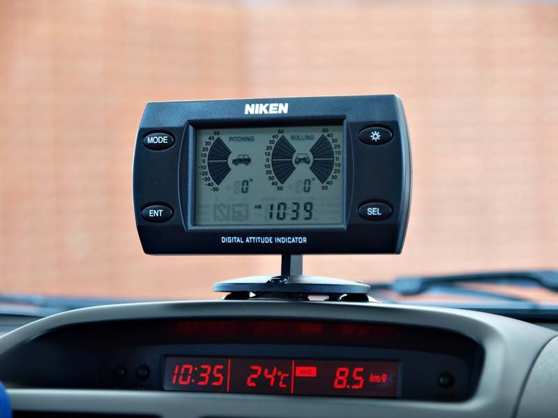 VIFERR Car Inclinometer Car Vehicle Inclinometer Slope Indicator Meter Level Tilt Meter Road Safety Instrument