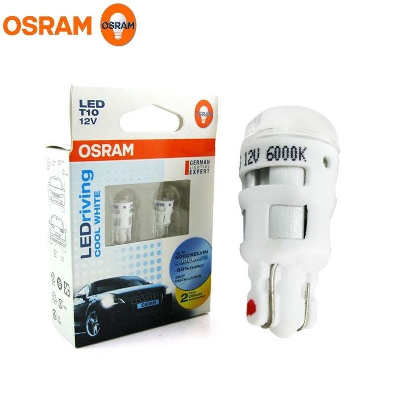 OSRAM LED T10 Parking Lamps, 6000K, Cool White, Pair at Rs 349/piece, Osram  LED Lights in Delhi