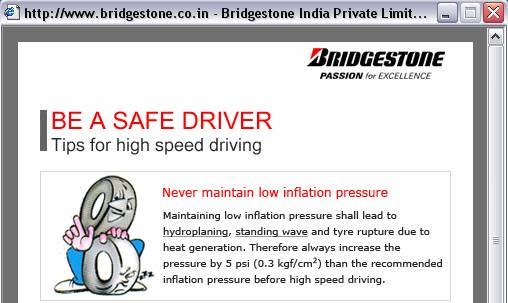 Yokohama Tyre Pressure Chart