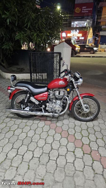 Spent 1 lakh to restore my dad s 15 year old Royal Enfield Thunderbird Team BHP