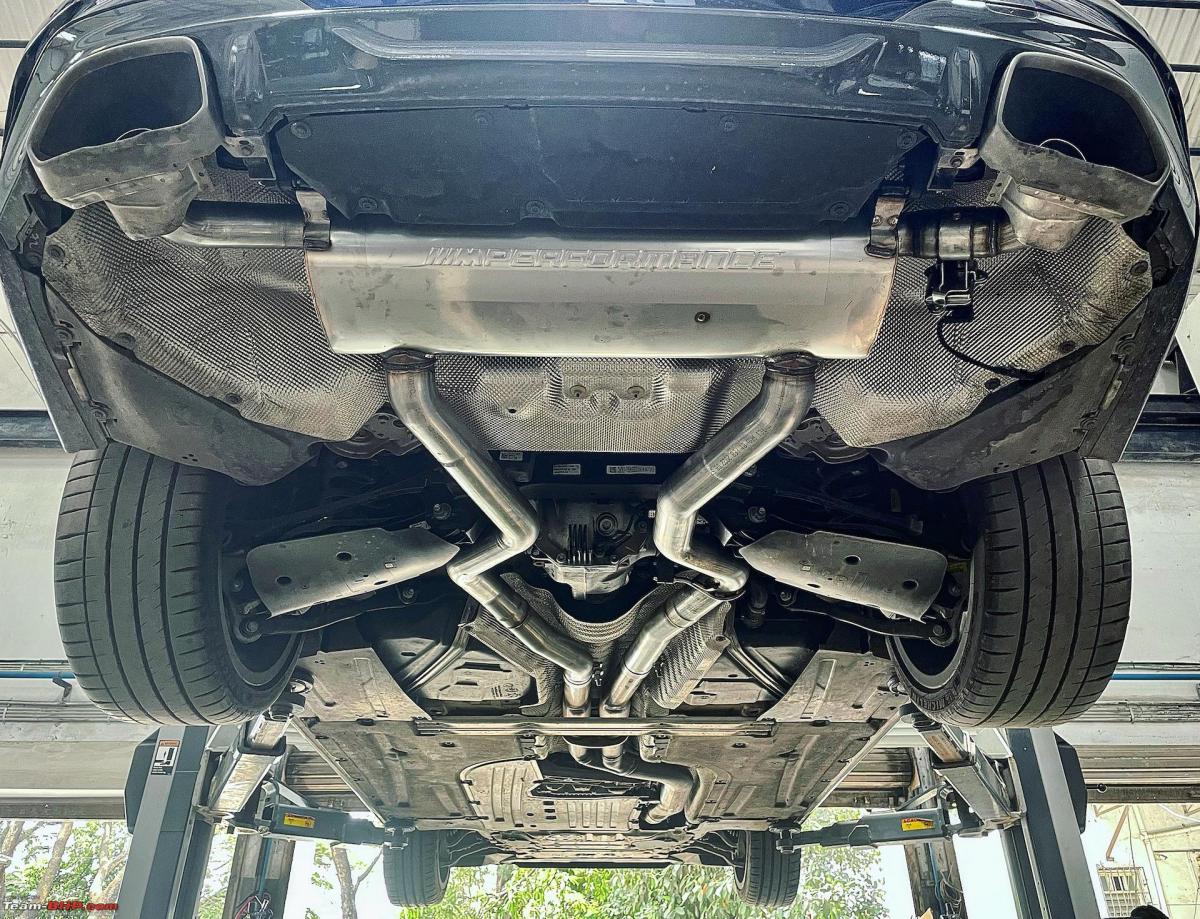 BMW M340i performance exhaust