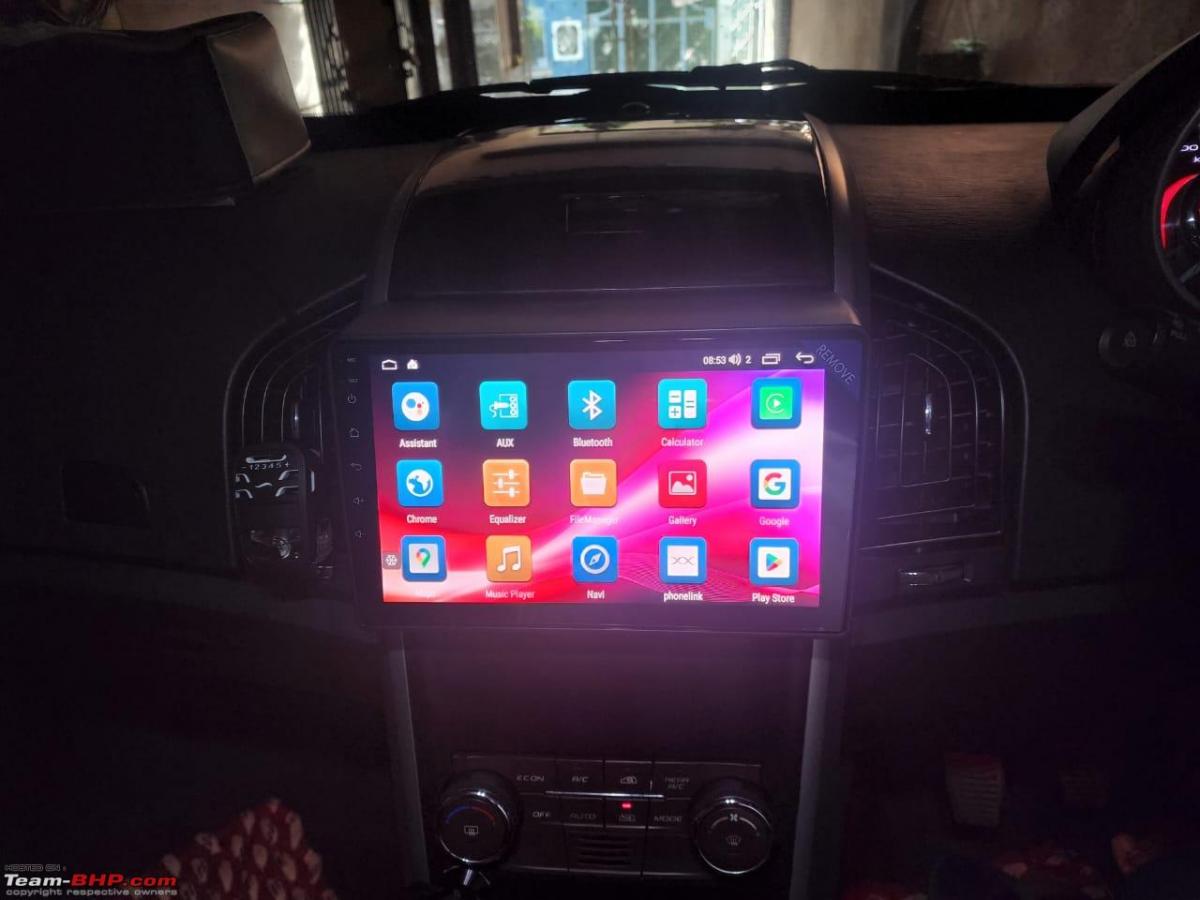 Put in a 10-inch android display screen in my 9-year-old XUV500: Impressions