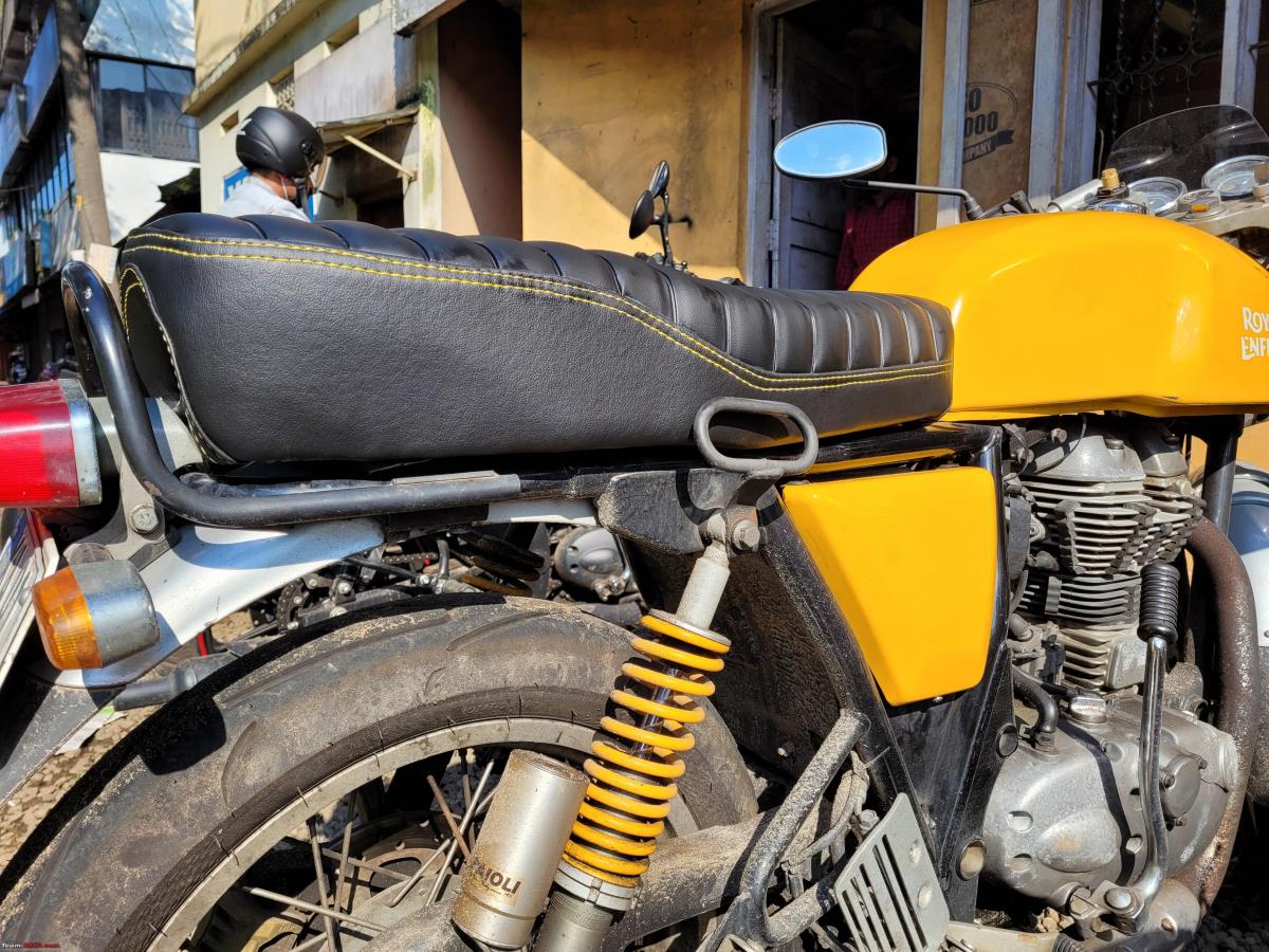 Details about   Royal Enfield GT Continental 535cc Black Dual Seat Assembly PART NO...585060/A 