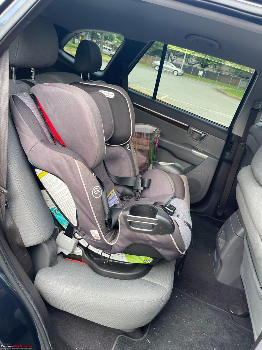 Hyundai santa fe 3 car seats top