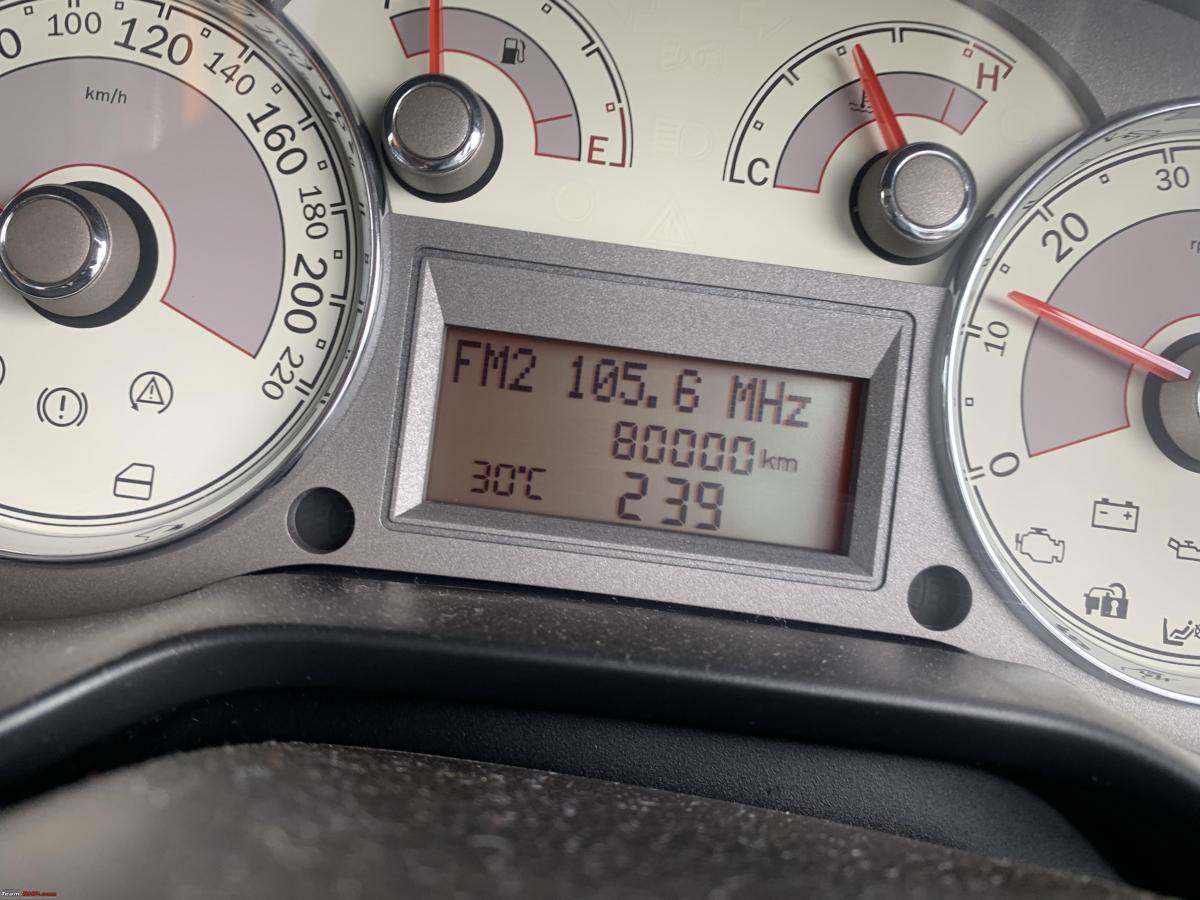 Fiat linea speedometer shop display
