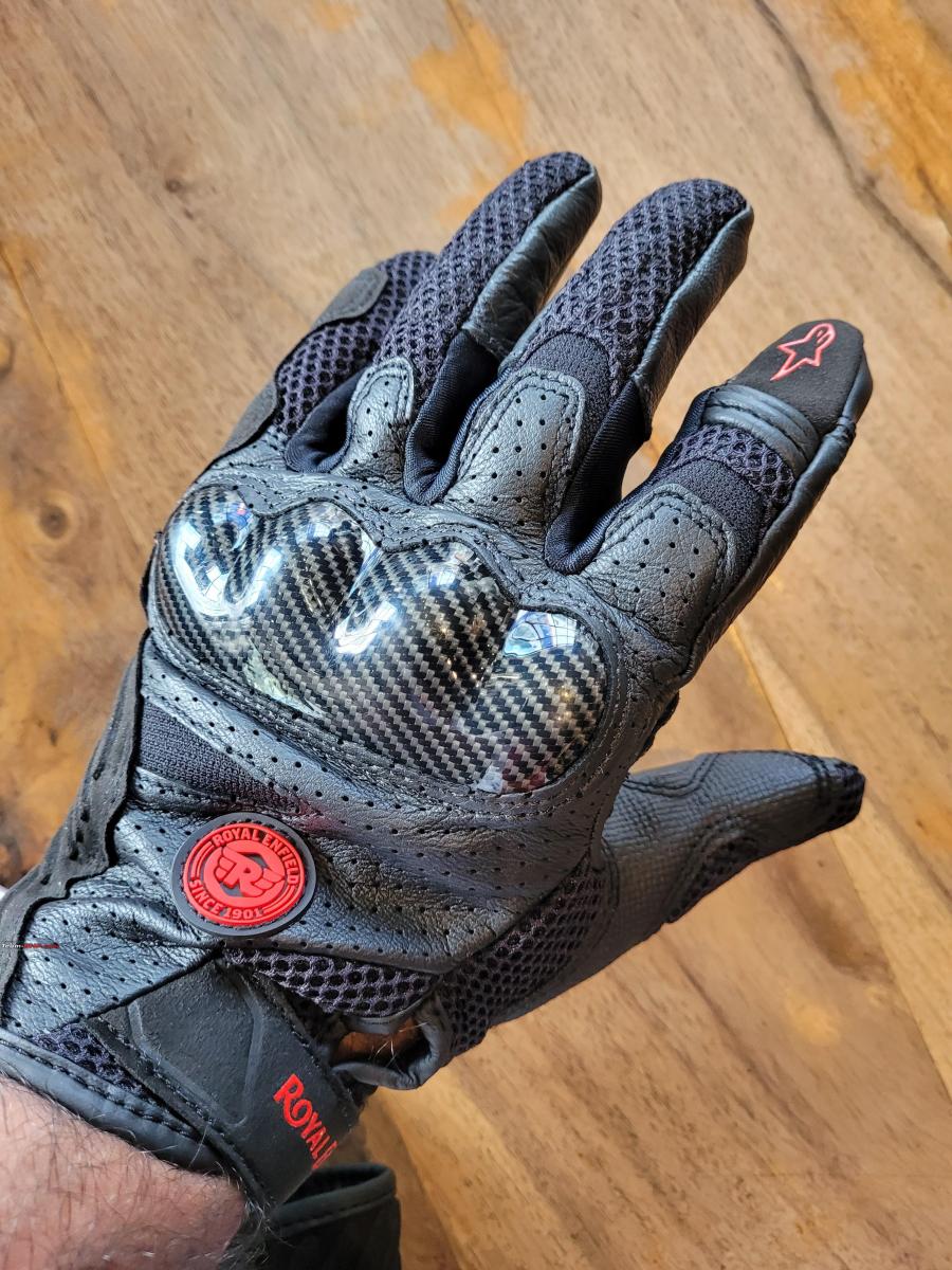 cultuur sigaar werknemer Review: Royal Enfield x Alpinestar riding gloves | Team-BHP