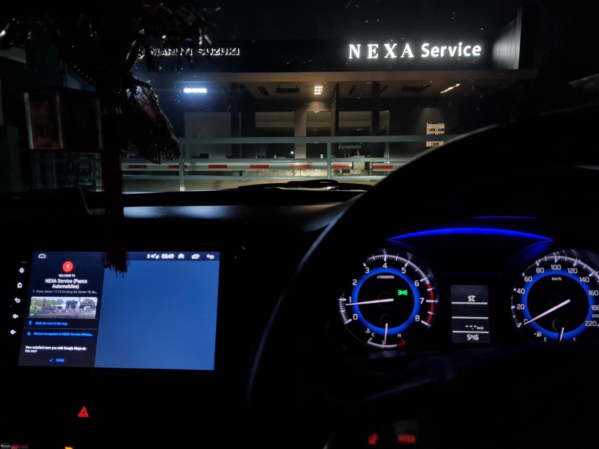 Had a terrific experience at Nexa during my Baleno's fifth service ...