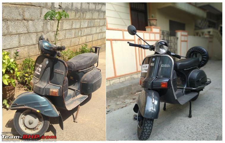 Second hand chetak scooter new arrivals