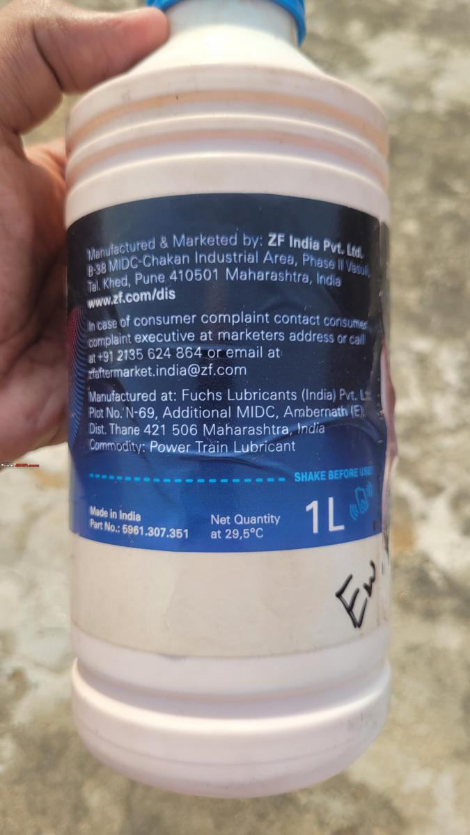 Vw store transmission oil