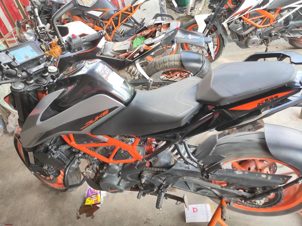 Unparalleled satisfaction Got my Duke 390 serviced at a local garage Team BHP