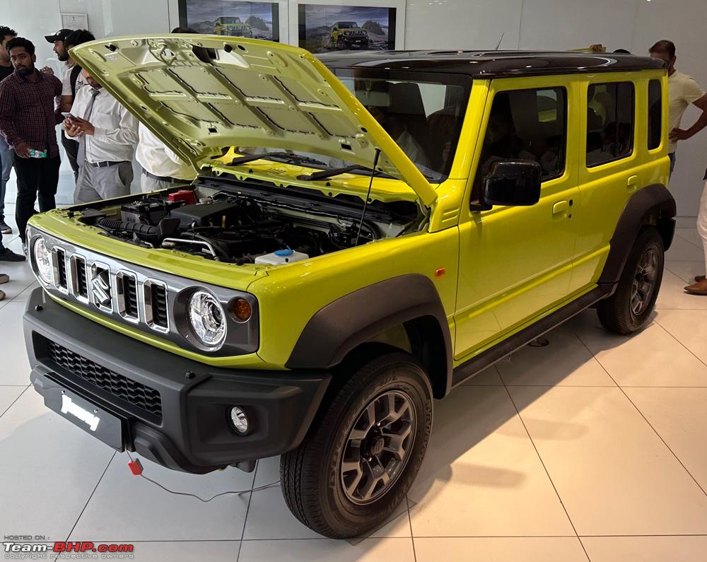 Maruti Jimny 5-door: 1st impressions after a close look at the showroom |  Team-BHP