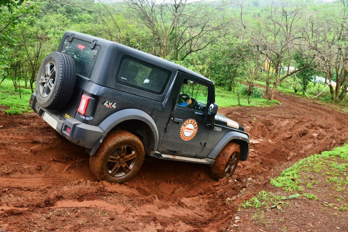 Experiencing my Thar 4x4 AT's off-road capabilities for the first time