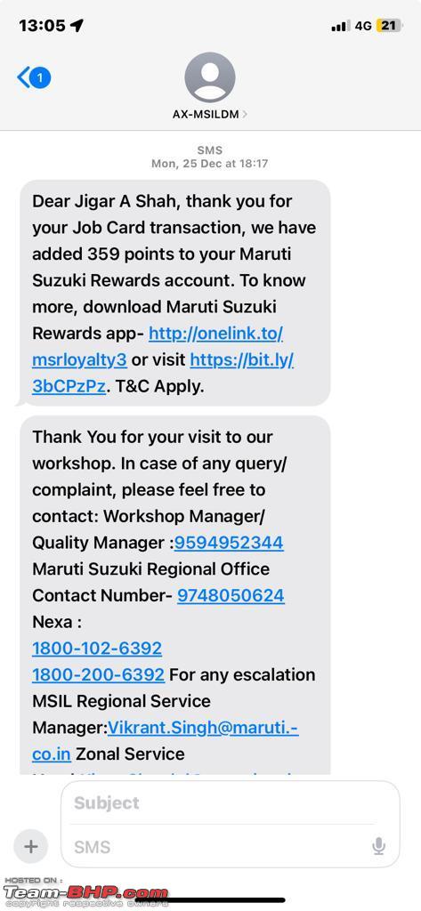 Dms maruti suzuki clearance